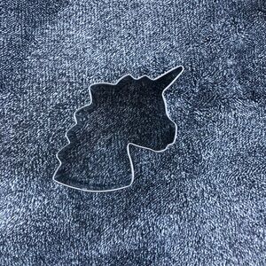 Unicorn cookie cutter